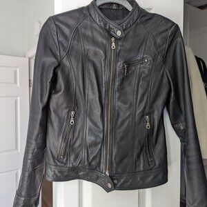 Whet Blu Moto Leather Jacket